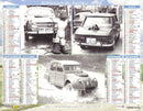 Calendrier du Facteur 2026 - Almanach mural Voitures d’Antan & Scènes rétro