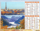 Calendrier du Facteur 2026 | Almanach mural France & Paysages Variés - Baie de Somme et Colorado Provençal édition 2026
